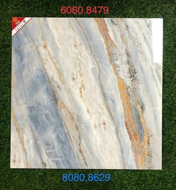 Gạch PRIME 80x80cm bóng Carving Gold 8629