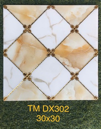 Gạch trang trí Nhũ vàng 30x30cm TM-DX302