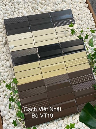 Gạch Trang trí Việt Nhật 25x50cm Bộ VT-19