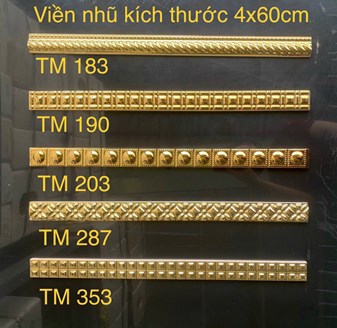 Gạch Viền nhũ  60cm