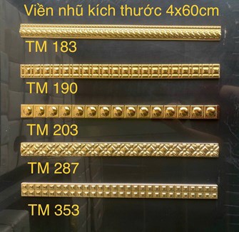 Gạch Viền nhũ  60cm