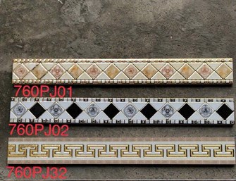Gạch Viền nhũ vàng 7x 60cm