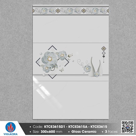 Gạch Viglacera 30x60cm Men bóng KTCE3615