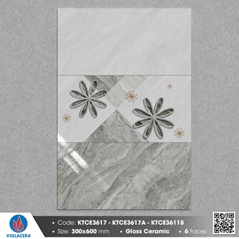 Gạch Viglacera 30x60cm Men bóng KTCE3617