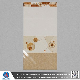 Gạch Viglacera 30x60cm Men bóng KTCE3619