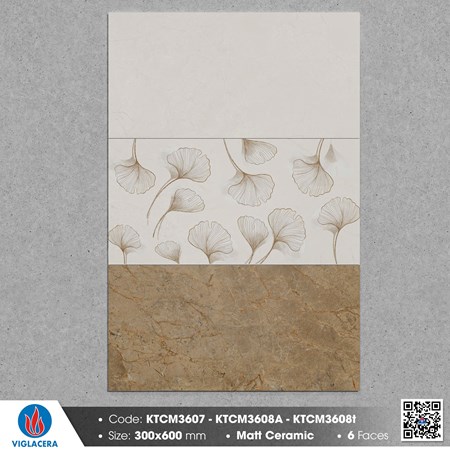 Gạch Viglacera 30x60cm Men Mờ KTCM3607