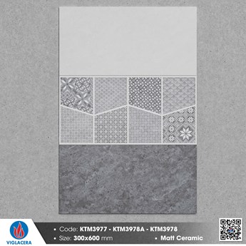 Gạch Viglacera 30x60cm Men Mờ KTM3977