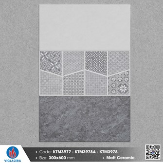 Gạch Viglacera 30x60cm Men Mờ KTM3977