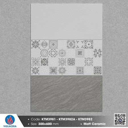 Gạch Viglacera 30x60cm Men Mờ KTM3981