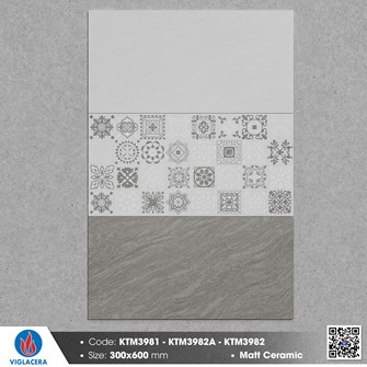 Gạch Viglacera 30x60cm Men Mờ KTM3981