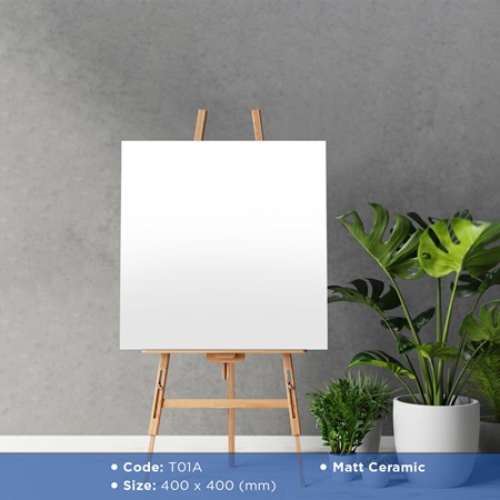Gạch Viglacera 40 x 40cm T01A- Men mờ