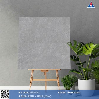 Gạch Viglacera 80x80cm Mờ HM804