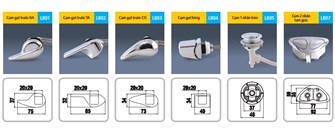 Nút xả bồn cầu 1 chế độ