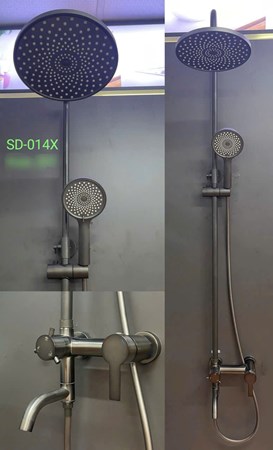 Sen tắm nóng lạnh xám SD014X