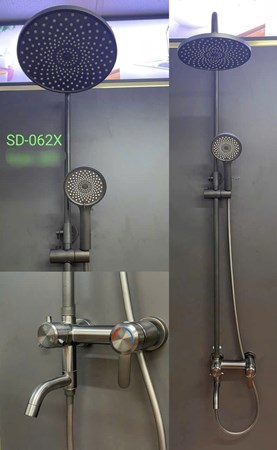 Sen tắm nóng lạnh xám SD062X