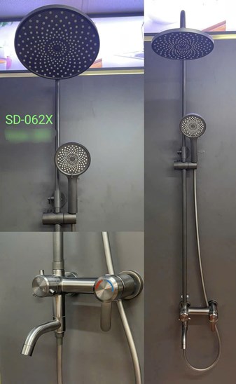 Sen tắm nóng lạnh xám SD062X