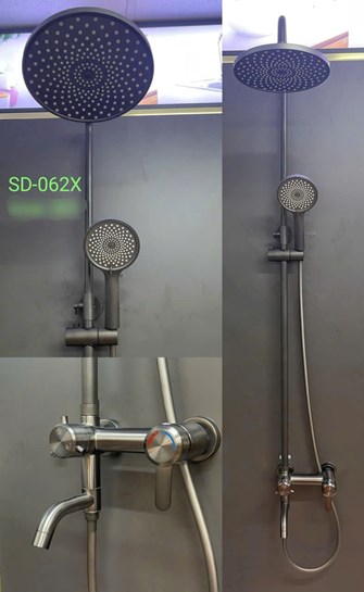 Sen tắm nóng lạnh xám SD062X