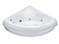 Bồn tắm góc Massage chân yếm  Caesar MT5132