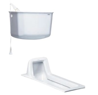 Bồn cầu xổm Caesar CS1230 Kèm két nước T1100 Bồn cầu xổm Caesar CS1230 Kèm két nước T1100