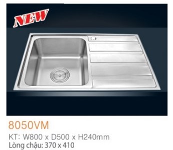 Chậu rửa chén EROWIN sus304- 8050VM Chậu rửa chén EROWIN sus304- 8050VM