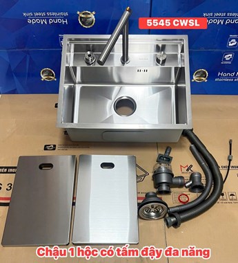 Chậu rửa chén Inox 304- 5545-CWSL