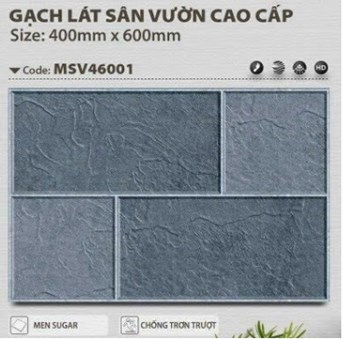 Gạch lát sân 40x60cm Mikado MSV46001 Gạch lát sân 40x60cm Mikado MSV46001