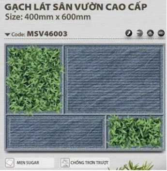 Gạch lát sân 40x60cm Mikado MSV46003 Gạch lát sân 40x60cm Mikado MSV46003