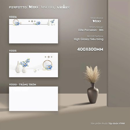 Gạch Vitto 40x80cm 93510-93515-93516 bóng