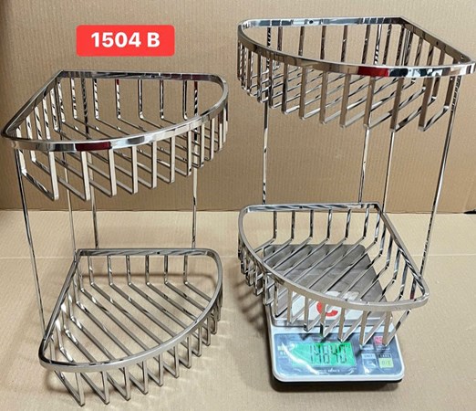 Kệ góc 2 tầng Inox 304 -MK1504 B