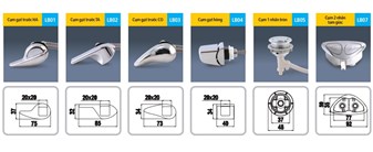 Nút xả bồn cầu 1 chế độ