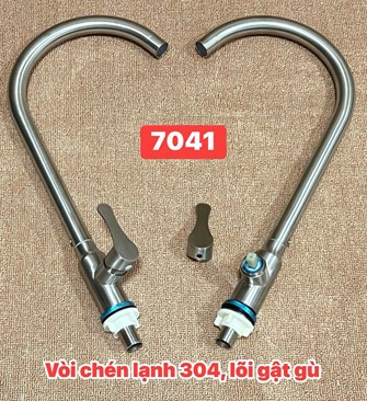Vòi rửa chén lạnh VCL04 Inox mờ 