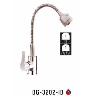 Vòi rửa chén nóng lạnh Inox 304 Biggo BG-3202-IB