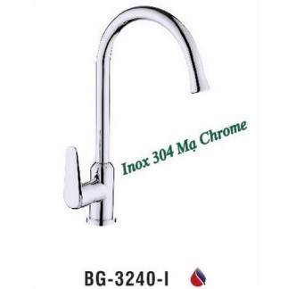 Vòi rửa chén nóng lạnh Inox 304 Biggo BG-3240-I